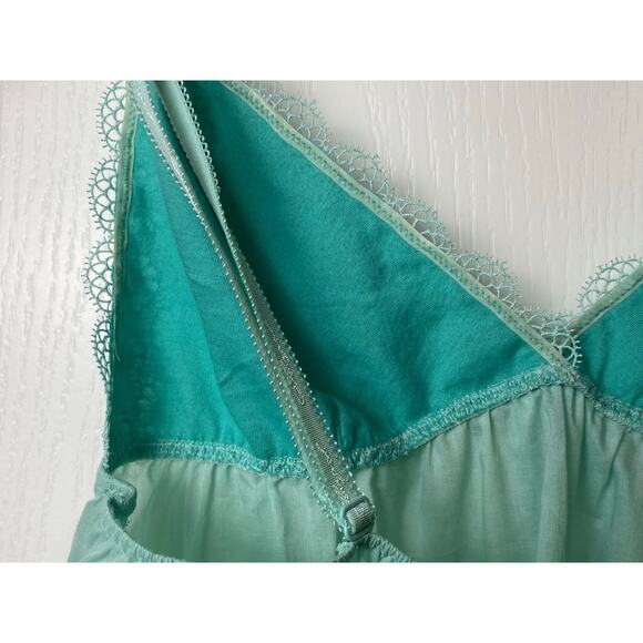Victoria's Secret Angels Mint Green Cotton Teddy and Matching Panties Size Small - Picture 6 of 8